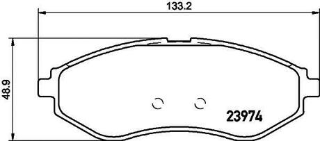 NP6027 Nisshinbo Колодки тормозные дисковые передние Авео Chevroler Aveo T200, 250 1.4, 1.6 (05-) ()