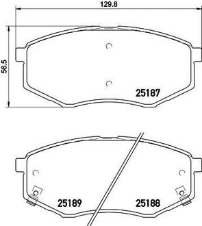 NP6039 Nisshinbo Колодки тормозные дисковые передние Hyundai i20 1.4, 1.6 (10-) ()