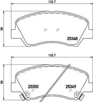 NP6041 Nisshinbo Колодки тормозные дисковые передні Hyundai Accent, i20/Kia rio 1.2, 1.4, 1.6 (11-) ()