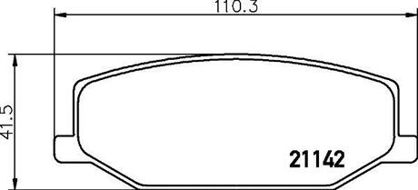 NP9006 Nisshinbo Колодки тормозные дисковые передні Suzuki Jimny 1.3 (98-) ()