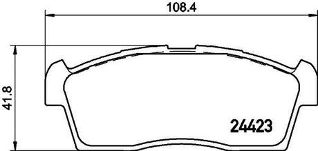NP9012 Nisshinbo Колодки тормозные дисковые передні Suzuki MR Wagon (01-06) ()