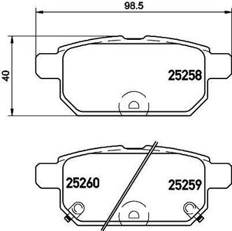 NP9016 Nisshinbo Колодки тормозные дисковые задние Suzuki Swift 1.2, SX-4 1.6 (10-) ()