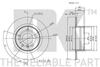 201556 NK Гальмівний диск задний (296x10.4) BMW E87, E90 (фото 3)