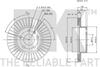 203335^ NK Тормозной диск передний (276x22) Mercedes Vito (фото 3)