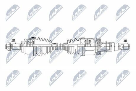 NPW-BM-131 NTY  Полуось