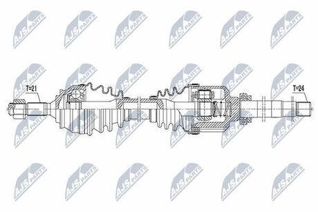 NPW-CT-057 NTY  Полуось