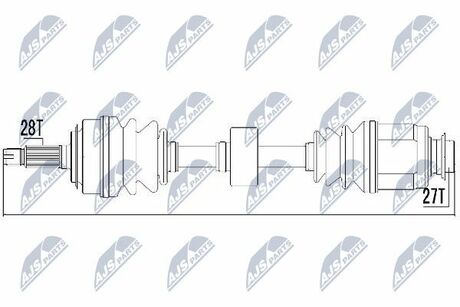 NPW-HD-033 NTY  Полуось