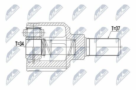 NPW-PE-040 NTY  Шарнир равных угловых скоростей