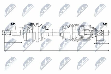 NPW-RE-049 NTY  Полуось