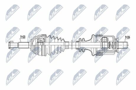 NPW-RE-093 NTY  Полуось