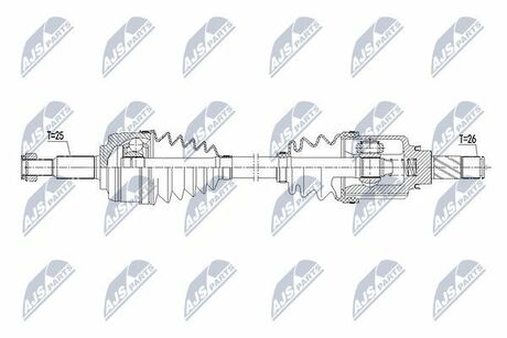 NPW-RE-113 NTY  Полуось