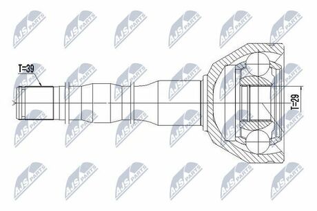 NPW-VV-074 NTY  Шарнир равных угловых скоростей