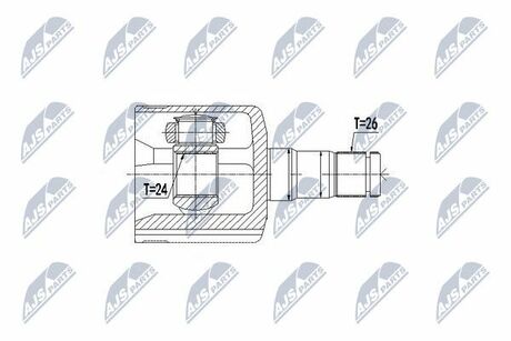 NPW-VV-087 NTY  ШАРНИР РАВНЫХ УГЛОВЫХ СКОРОСТЕЙ