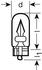 2821 OSRAM Лампа накаливания, фонарь указателя поворота; Лампа накаливания, фонарь освещения номерного знака; Лампа накаливания, задний гарабитный огонь; Лампа накаливания, oсвещение салона; Лампа накаливания, фонарь установленный в двери; Лампа накаливания, фо (фото 2)