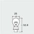 3156 OSRAM Лампа накаливания, фонарь указателя поворота; Лампа накаливания, фонарь сигнала тормож./ задний габ. огонь; Лампа накаливания, фонарь сигнала торможения; Лампа накаливания, задняя противотуманная фара; Лампа накаливания, фара заднего хода; Лампа нака (фото 2)