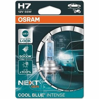 64210CBN OSRAM Лампа фарная H7 12V 80W PX26d COOL BLUE INTENSE Next Gen (пр-во )