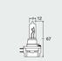 64243 OSRAM Лампа накаливания, фара дальнего света; Лампа накаливания, основная фара; Лампа накаливания, основная фара; Лампа накаливания, фара дальнего света (фото 3)