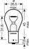 7507-02B OSRAM Лампа накаливания, фонарь указателя поворота; Лампа накаливания, фонарь сигнала торможения; Лампа накаливания, фара заднего хода; Лампа накаливания, стояночный / габаритный огонь; Лампа накаливания, фонарь указателя поворота; Лампа накаливания, фонар (фото 3)