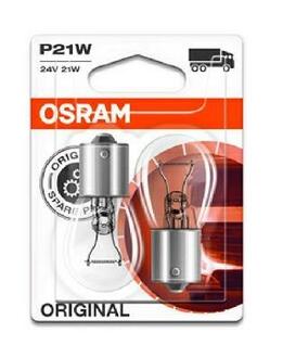 7511-02B OSRAM Лампа P21W 24V 21W BA15s BLI STANDARD OSRAM 751102B оригінальна запчастина