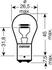 7537 OSRAM Лампа накаливания, фонарь указателя поворота; Лампа накаливания, фонарь сигнала тормож./ задний габ. огонь; Лампа накаливания, стояночный / габаритный огонь; Лампа накаливания, фонарь указателя поворота; Лампа накаливания, фонарь сигнала тормож./ зад (фото 2)