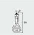 881 OSRAM Лампа накаливания, основная фара; Лампа накаливания, противотуманная фара; Лампа накаливания, основная фара; Лампа накаливания, противотуманная фара; Лампа накаливания, фара с авт. системой стабилизации; Лампа накаливания, фара с авт. системой стабил (фото 2)