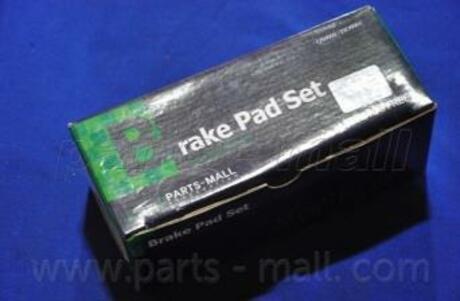 PKA-049 PARTS-MALL Комплект тормозных колодок, дисковый тормоз