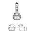 12060C1 PHILIPS Лампа накаливания, противотуманная фара; Лампа накаливания; Лампа накаливания, противотуманная фара; Лампа накаливания, фара с авт. системой стабилизации; Лампа накаливания, фара с авт. системой стабилизации (фото 3)