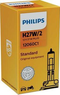 12060C1 PHILIPS Лампа розжарювання H27w/212v 27w Pgj13(вир-во Philips)