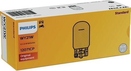 12071CP PHILIPS Лампа розжарювання Wy21w12v 21w W X3x16d(вир-во Philips)