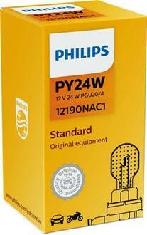 12190NAC1 PHILIPS Лампа накалу PY24W 12V 24W PGU20/4 HIPERVISION (вир-во Philips)