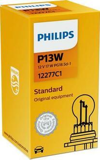 12277C1 PHILIPS Лампа накалу P13W 12V 13W PG18,5d-1 HIPERVISION (вир-во Philips)