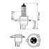 12342WVUB1 PHILIPS Лампа розжарювання H4 12V 60/55W WhiteVision ULTRA +60 (4200K) (1шт) (вир-во Philips) (фото 4)