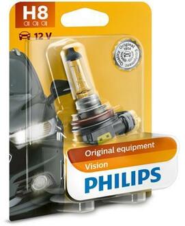 12360B1 PHILIPS Лампа накалу H812V 35W PGJ19-1  1шт blister (вир-во Philips)