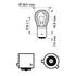 12496NAB2 PHILIPS Лампа накаливания, фонарь указателя поворота; Лампа накаливания; Лампа накаливания, фонарь указателя поворота (фото 3)