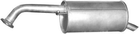 12.205 POLMOSTROW Глушитель (задняя часть) алюминизированная сталь Mazda Premacy 2.0 Ditd (99-05), Mazda 323 F 2.0itd ()