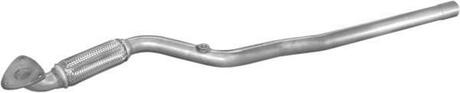 17.594 POLMOSTROW Труба приемная алюминизированная сталь Opel Astra G/Zafira A 1.4, 1.6 (00-04) ()