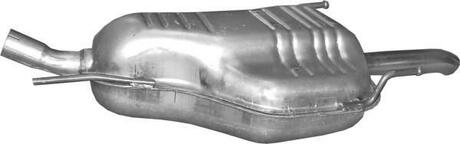 17.625 POLMOSTROW Глушитель (задняя часть) алюминизированная сталь Opel Zafira A 1.8 (03-05) ()