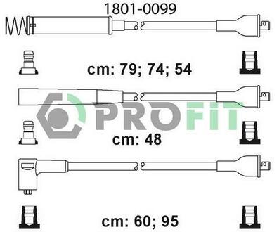 1801-0099 PROFIT Комплект кабелів високовольтних
