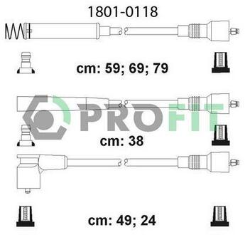 1801-0118 PROFIT Комплект кабелів високовольтних