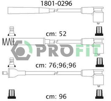 1801-0296 PROFIT Комплект кабелів високовольтних