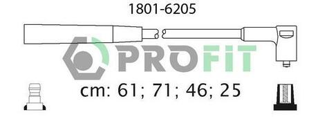 1801-6205 PROFIT Комплект кабелів високовольтних