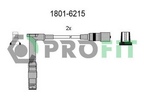 1801-6215 PROFIT Комплект кабелів високовольтних