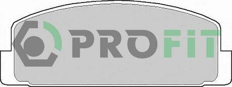 5000-0372 PROFIT Комплект тормозных колодок, дисковый тормоз