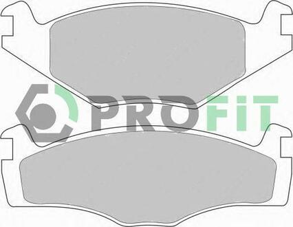 5000-0419 PROFIT Комплект тормозных колодок, дисковый тормоз