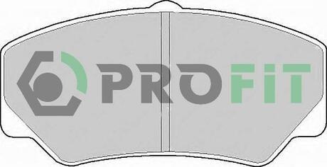 5000-0450 PROFIT Комплект тормозных колодок, дисковый тормоз