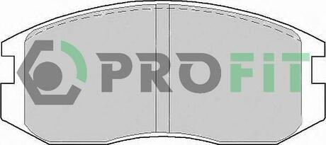 5000-0759 PROFIT Комплект тормозных колодок, дисковый тормоз