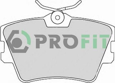 5000-1132 PROFIT Комплект тормозных колодок, дисковый тормоз