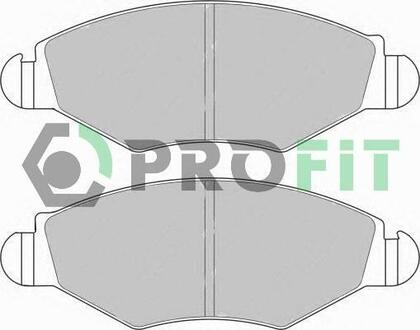 5000-1378 PROFIT Комплект тормозных колодок, дисковый тормоз