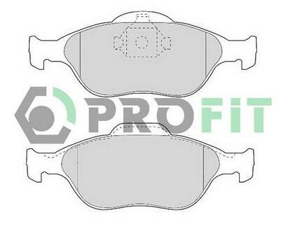5000-1394 PROFIT Комплект тормозных колодок, дисковый тормоз