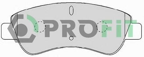 5000-1399 PROFIT Колодки гальмівні дискові